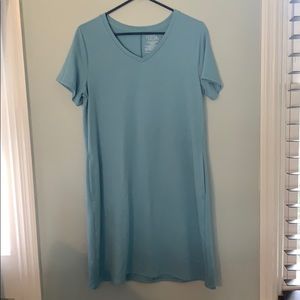 T-shirt dress, blue, NWOT